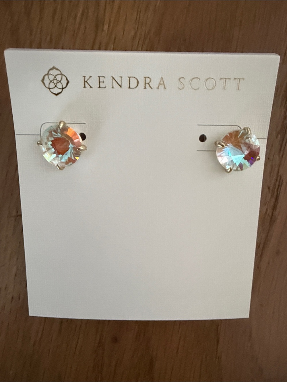 Kendra Scott Iridescent Crystal Stud Earrings - Multi-Color